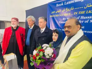 Book Launch: MQM Leader Altaf Hussain’s Balochistan Issue… in the Light of History Highlights Human Rights Violations and Struggle for Independence 9 Book Launch: Altaf Hussain’s Balochistan Issue… in the Light of History Highlights Human Rights Violations and Struggle for Independence London, 22 February 2025 — A significant book launch ceremony took place today for Altaf Hussain’s latest publication, Balochistan Issue… in the Light of History (مسئلہ بلوچستان … تاریخ کے آئینے میں). The event was attended by notable figures, with Khan of Kalat, Mir Suleman Dawood Jan Ahmedzai, as the Chief Guest. The Guests of Honor included Sohail Abro (Chairman, Jeay Sindh Freedom Movement - JSFM), Aomar Karim (Baloch Human Rights Activist), Shahid Baloch (Human Rights Activist), and Kamran Jatoi (Member, World Sindhi Congress).