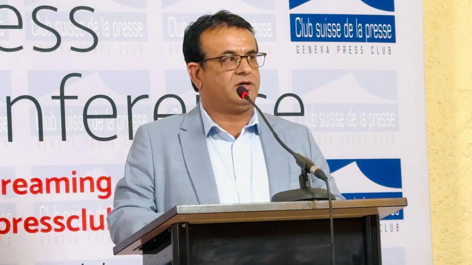 Geneva: Dr. Naseem Baloch, Chairman of the Baloch National Movement (BNM), made an appeal for unity among oppressed nations while addressing the Pashtun Tahafuz Movement (PTM) event at the Geneva Press Club. Urging the Pashtun leadership to take a decisive stand, he declared, "The time for waiting is over. The time for freedom is now. Pashtun brothers, do not wait any longer. Declare your struggle for freedom. Join hands with your Baloch and Sindhi brothers, for we are not fighting separate battles—we are fighting one war against one oppressor."