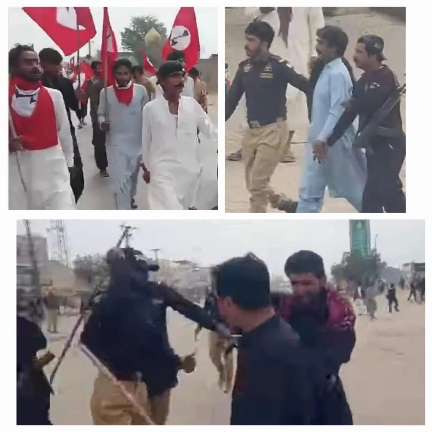 We strongly condemn the brutal state oppression, violent baton charges, firing, and forced arrests of nationalist activists during the peaceful protest of Jeay Sindh Muttahida Mahaz (JSMM). The state’s attempts to deprive the people of Sindh of their democratic rights, suppress the national movement through violence, and create an atmosphere of fear have always failed—and will fail again.