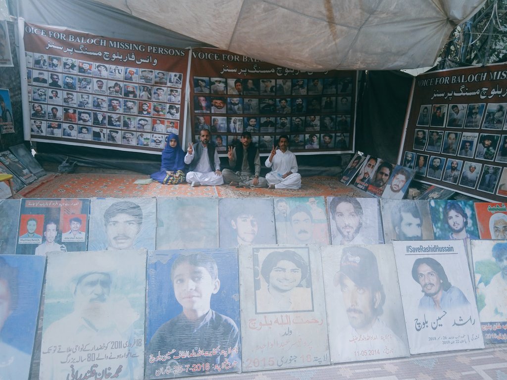 کوئٹہ جبری گمشدگیوں کے خلاف وی بی ایم پی کا احتجاجی کیمپ 5960ویں روز بھی جاری