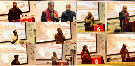 JSFM Seminar in London marks G M Syed Death Anniversary, calls for self determination-release all political prisoners