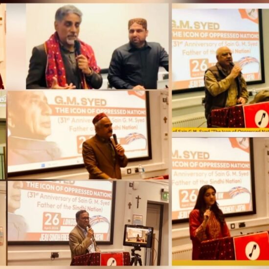 JSFM Seminar in London marks G M Syed Death Anniversary, calls for self determination-release all political prisoners