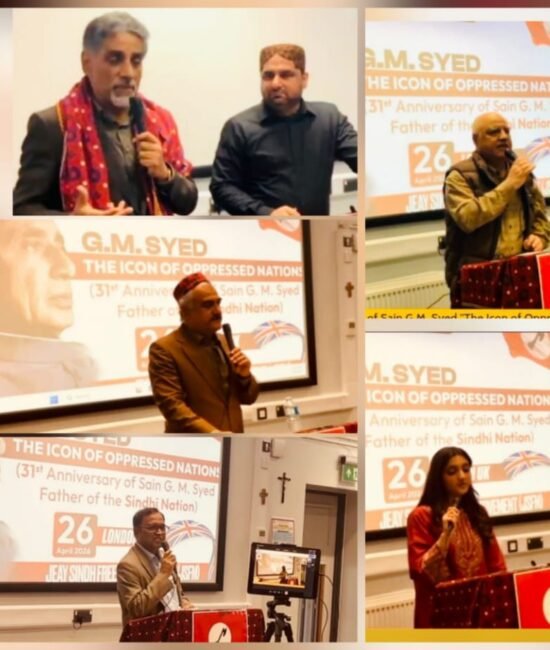JSFM Seminar in London marks G M Syed Death Anniversary, calls for self determination-release all political prisoners