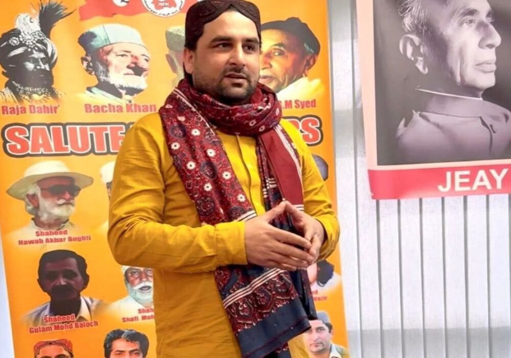 Mansoor Ahmed Hab, Spokepersons and CEC Member Of Jeay Sindh Freedom Movement (JSFM) (2)