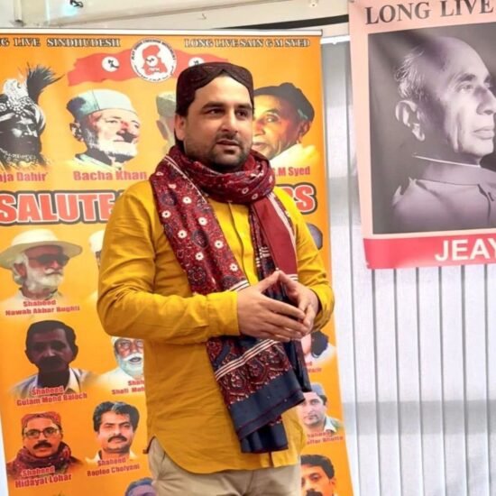 Mansoor Ahmed Hab, Spokepersons and CEC Member Of Jeay Sindh Freedom Movement (JSFM) (2)