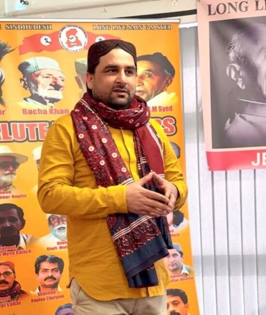 Mansoor Ahmed Hab, Spokepersons and CEC Member Of Jeay Sindh Freedom Movement (JSFM) (2)