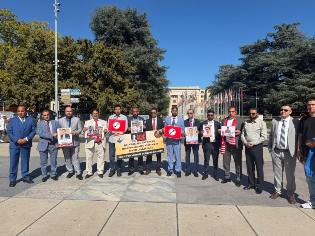 London: Sohail Abro, Chairman of the Jeay Sindh Freedom Movement (JSFM), returned to London after a successful four-day visit to the United Nations in Geneva, Switzerland, from 22 to 25 September 2026.