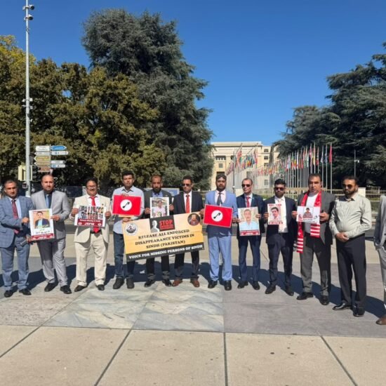 London: Sohail Abro, Chairman of the Jeay Sindh Freedom Movement (JSFM), returned to London after a successful four-day visit to the United Nations in Geneva, Switzerland, from 22 to 25 September 2026.